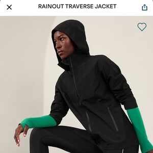 Traverse Athleta Rain Jacket Large NWT